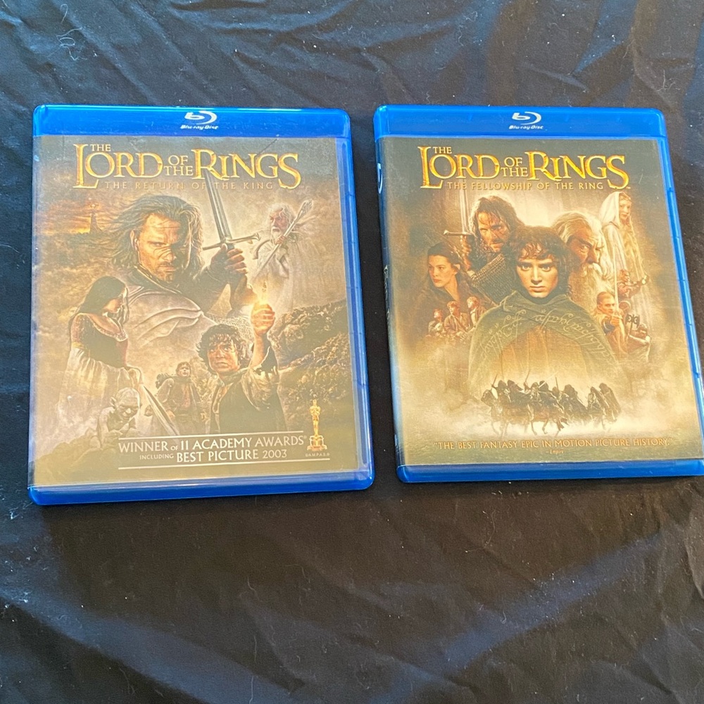 The Lord of the Rings Blu-ray Set - Gold & Blue Covers